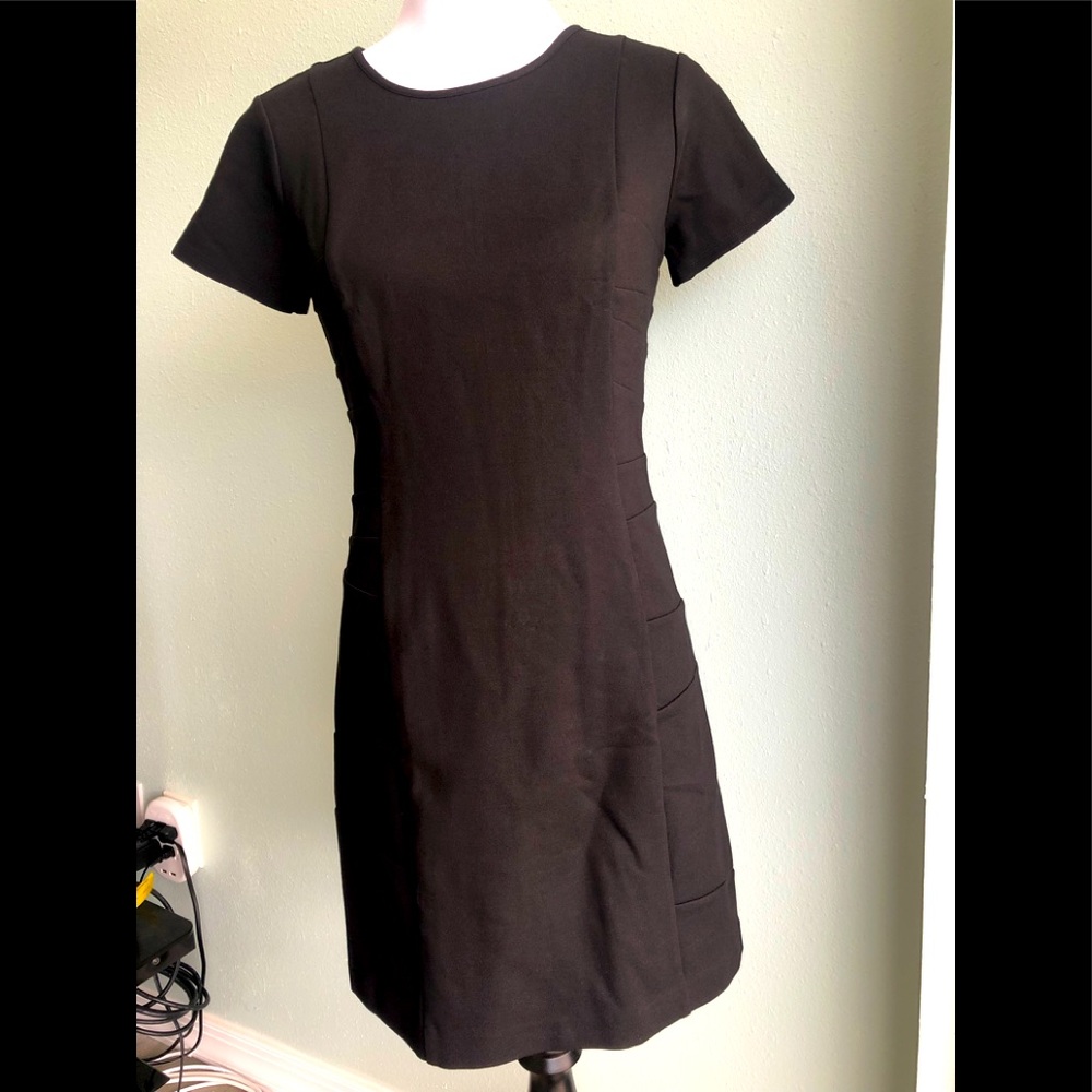 Ann Taylor Petite black sheath dress